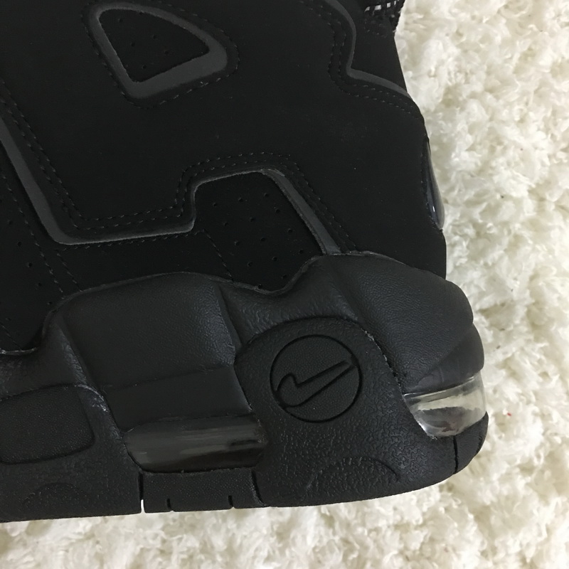 Authentic  Nike Air More Uptempo 3M “Triple Black”